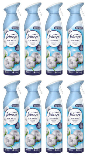 Febreze Air Freshener Cotton Fresh 8x185ml