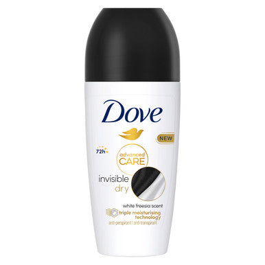 Dove Roll On Invisible Dry 6x50ml
