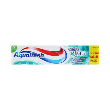 Aquafresh T/Paste Active Fresh 12x100ml
