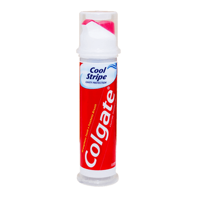 Colgate T/Paste Pump Cool Stripe 6x100ml
