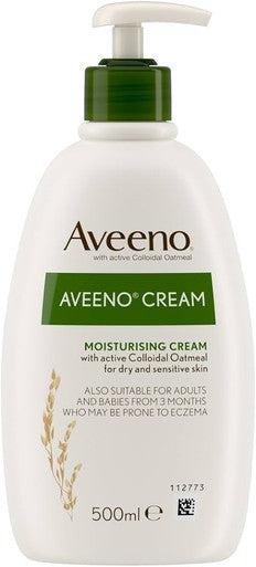 Aveeno Moisturising Body Cream 4x500ml