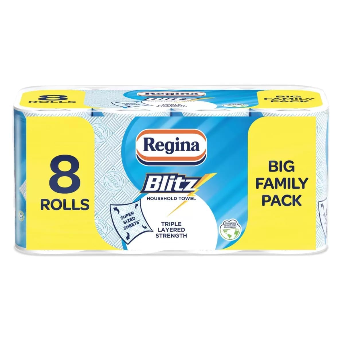 Regina Blitz Kitchen Roll 4x3 (12 Rolls)