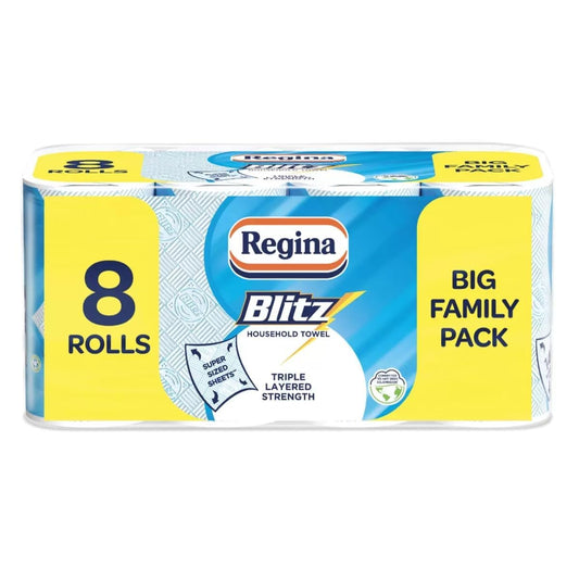 Regina Blitz Kitchen Roll 4x3 (12 Rolls)