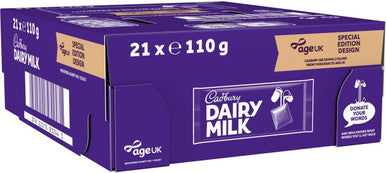 Cadbury Diary Milk Chocolate 21x110g