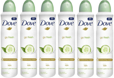 Dove Deo Cucumber & Green Tea 6x250ml