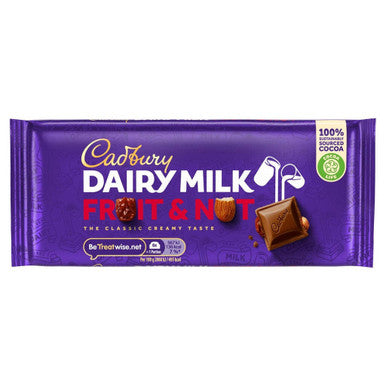 Cadbury Fruit & Nut Chocolate 18x110g