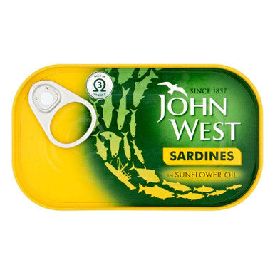 J-West Sardines in Sunflower Oil 12x120g