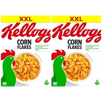 Kelloggs Corn Flakes Cereal 2x1kg