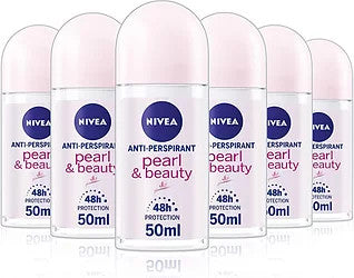 Nivea Roll On Women Pearl 6x50ml