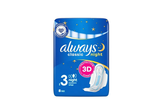 Always Classic Night Size 3 Wings 16x8