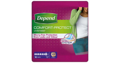 Depend Comfort Protect Women 3x10 (S/M)