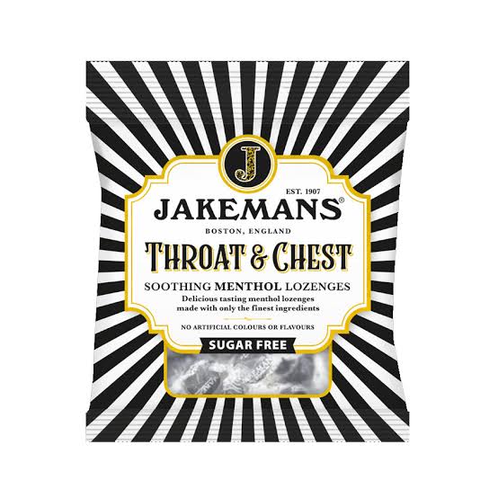 Jakemans Menthol Lozenges Throat & Chest 12x50g