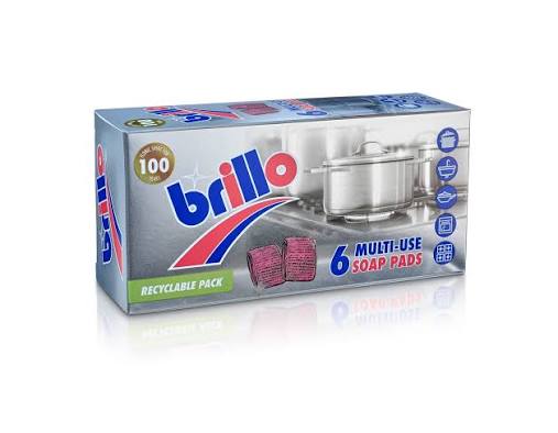 Brillo Pads 12x6s (72 pads)