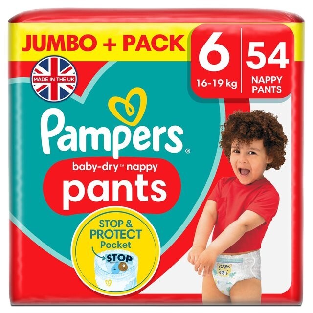 Pampers BD Size 6 (54 Pack)