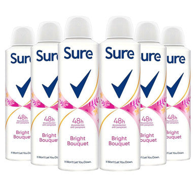 Sure Deo Bright Bouquet Women 6x150ml